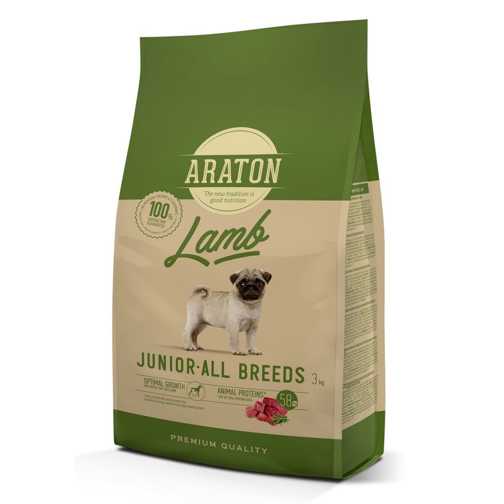 ARATON Dog Junior All Breeds Lamb 3 kg