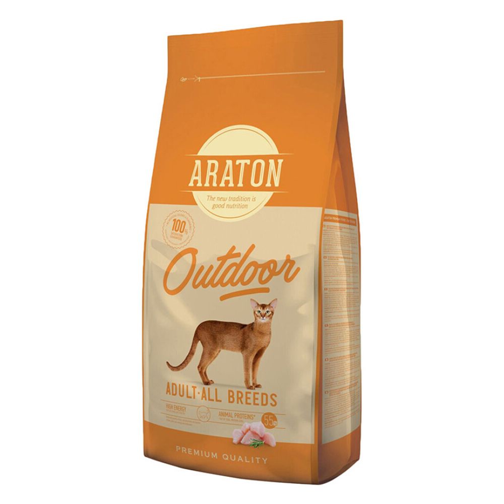 ARATON Cat Adult Outdoor Poultry 15 kg
