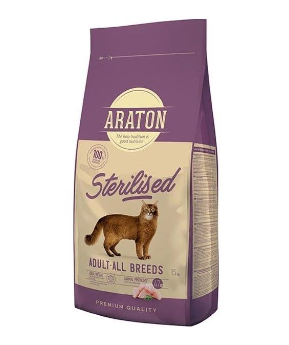 ARATON Cat Adult Sterilised 15 kg