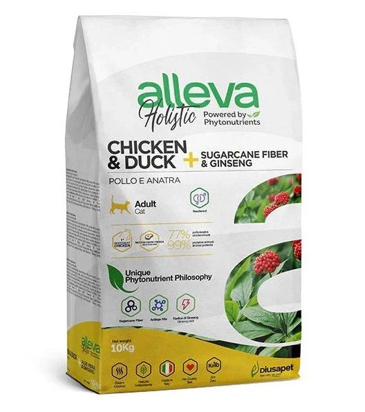 Alleva HOLISTIC cat adult chicken & duck 10 kg