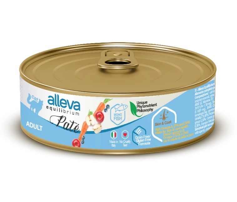 Alleva EQUILIBRIUM Paté Cat Sterilized salmon 85 g