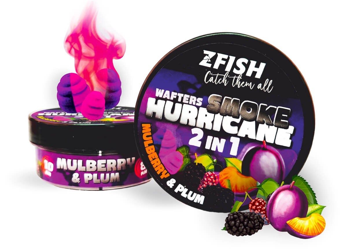 ZFISH Smoke Hurricane Wafters 2in1 8-10mm 30g Dud-Šljiva