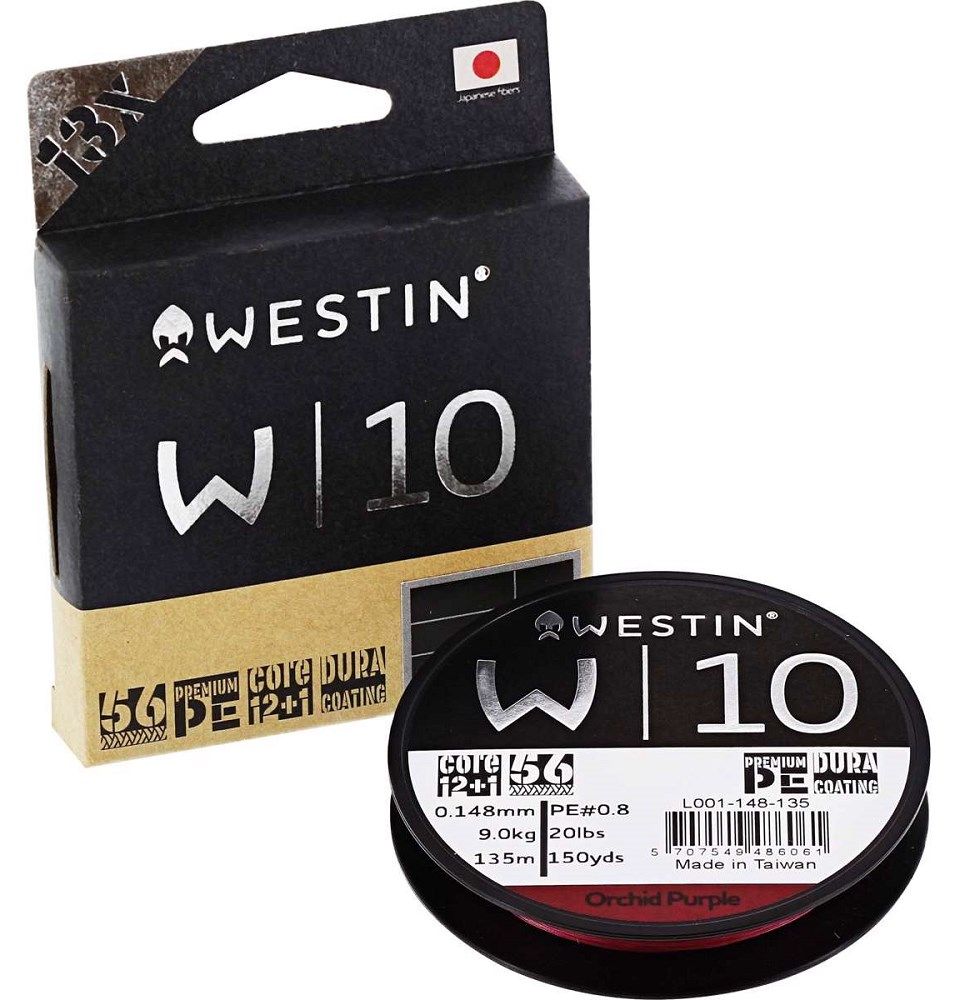 Westin W10 13-BRAID Orchid Purple 135m/0.08mm/6.0kg