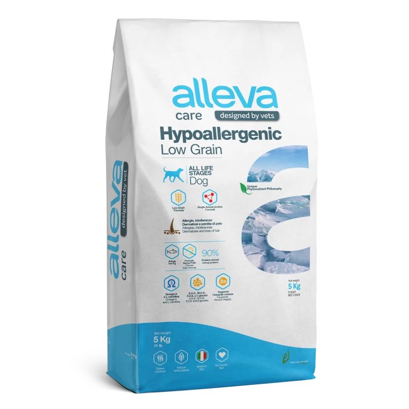 Alleva Care Dog Hypoallergenic Low Grain 5 kg