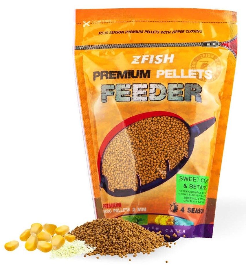 ZFISH Micro Method Feeder Pellets SWEET CORN & BETAINE 2mm / 700g