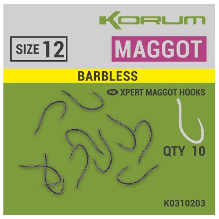 Korum Xpert Maggot Barbless / velicina 12