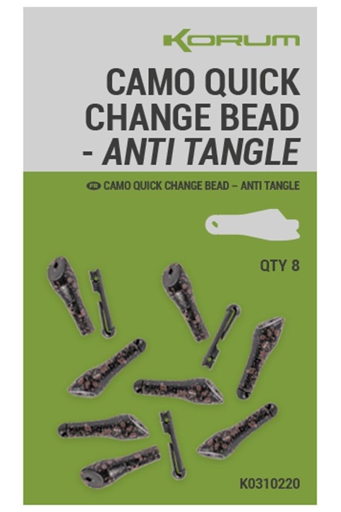 Korum Camo Quick Change Bead Anti Tangle