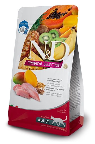 Farmina N&D cat TROPICAL SELECTION (AG) adult, chicken 1,5 kg