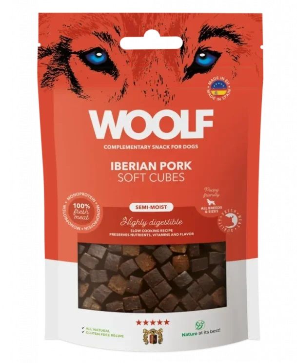 WOOLF Soft Cubes Iberian Pork 100 g