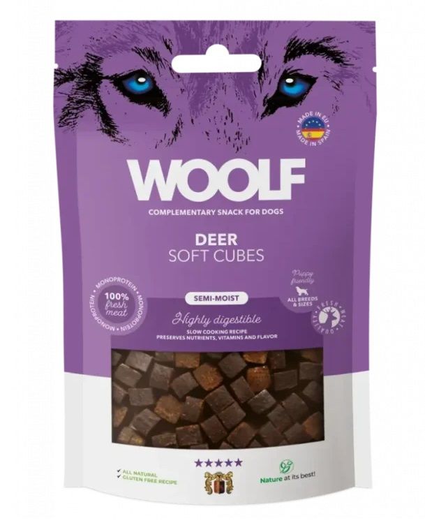 WOOLF Soft Cubes Deer 100 g