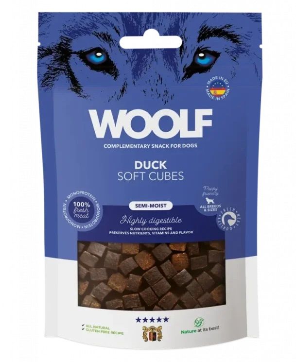 WOOLF Soft Cubes Duck 100 g