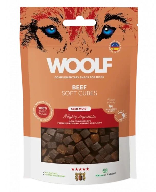 WOOLF Soft Cubes Beef 100 g