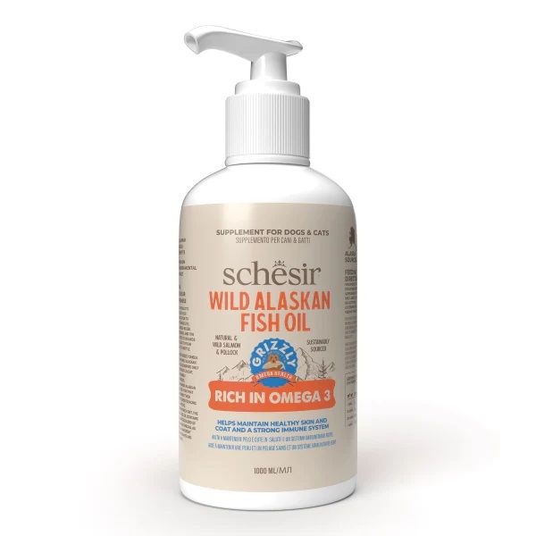 Schesir Grizzly Wild Alaskan Fish Oil 1000 ml