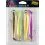 Fox Rage Zander Pro Shad Loaded Mixed UV colour pack 10cm 10g 4/0 jig head x 4