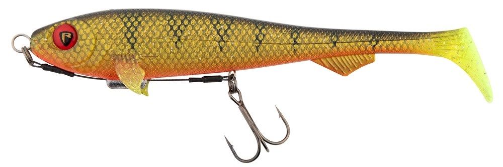 Fox Rage Super Slick Shad Loaded 18cm UV Natural Perch
