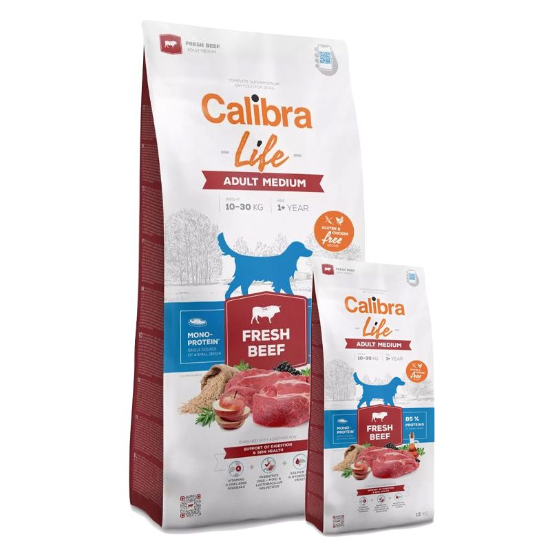 Calibra Dog Life Adult Medium Fresh Beef 14,5 kg