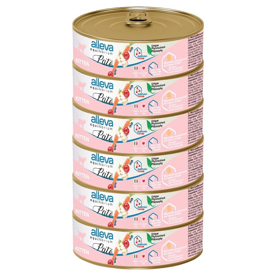 Alleva EQUILIBRIUM Paté Kitten chicken 6 x 85 g