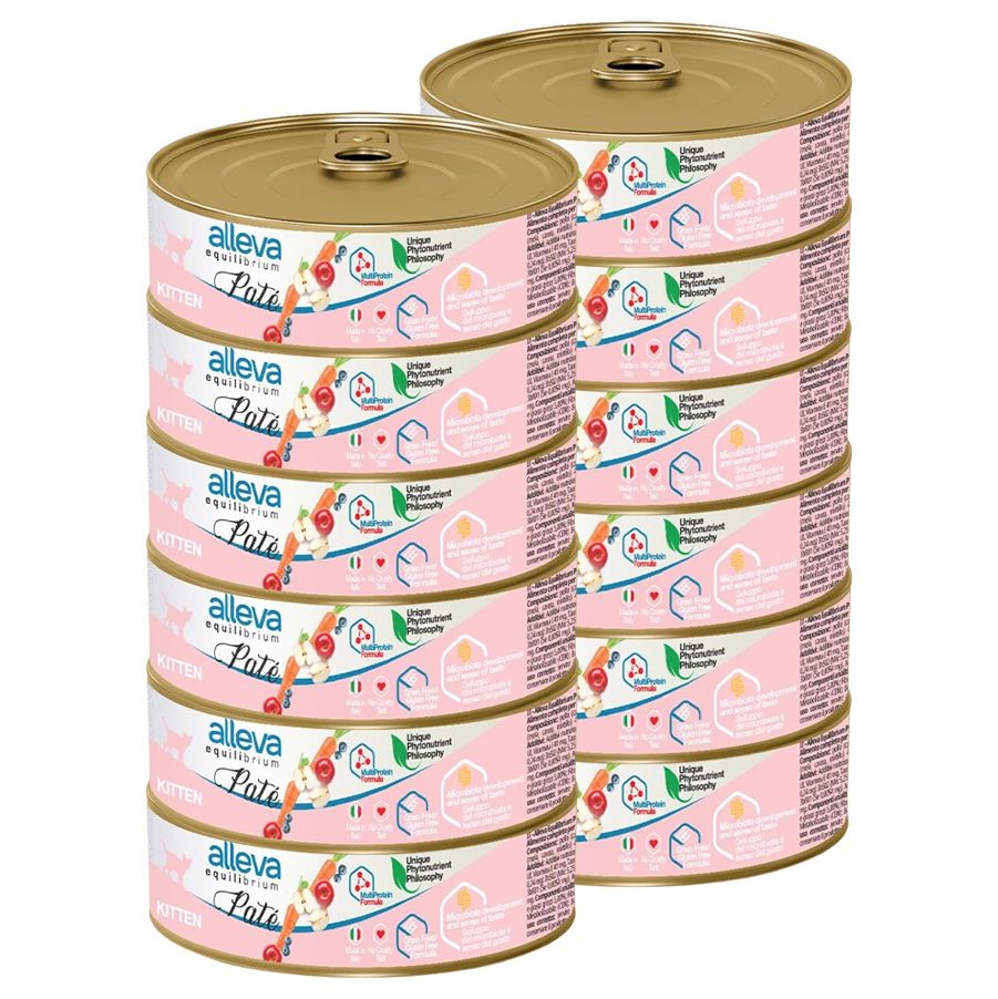 Alleva EQUILIBRIUM Paté Kitten chicken 12 x 85 g