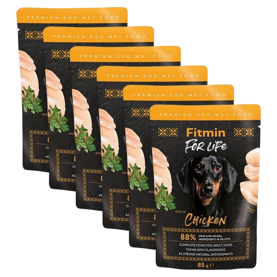 Fitmin For Life vrećica piletina s biljem 6 x 85 g