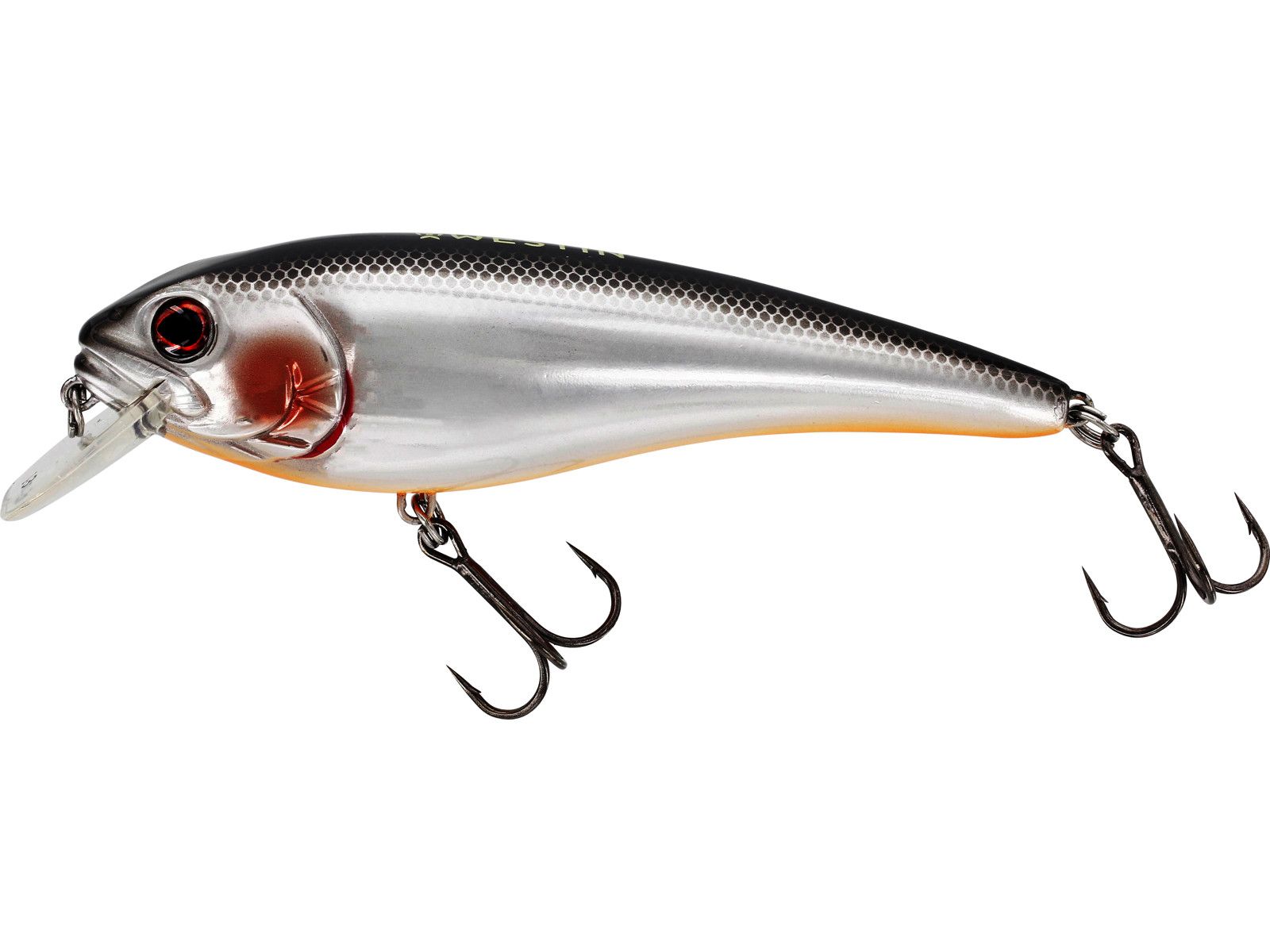 Westin RAWBITE CRANKBAIT Low Floating 11cm/26g Steel Sardine