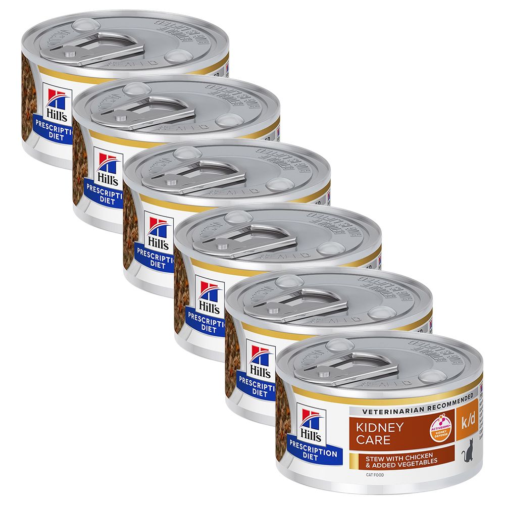 Hill's Prescription Diet k/d Stew Njega bubrega konzerva za mačke 6 x 82 g