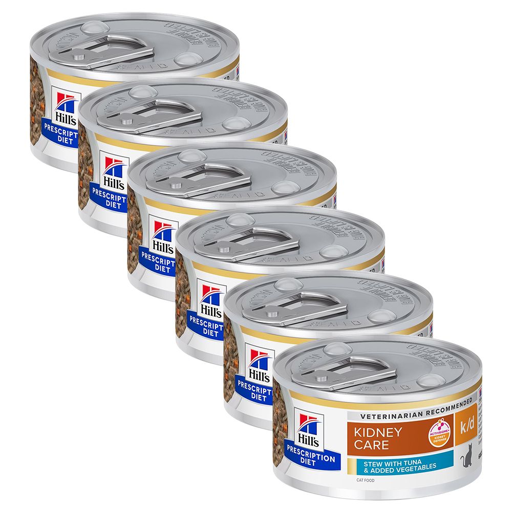 Hill's Prescription Diet k/d Stew Njega bubrega konzerva za mačke tunjevina 6 x 82 g