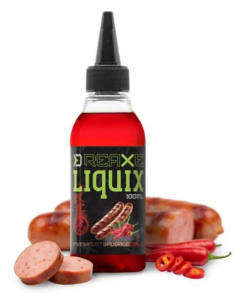 Delphin Fluo dip D SNAX LiquiX / 100ml Frankfurtska kobasica Cili