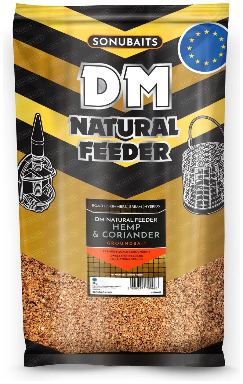 Sonubaits DM Natural Feeder Hemp & Coriander 1kg