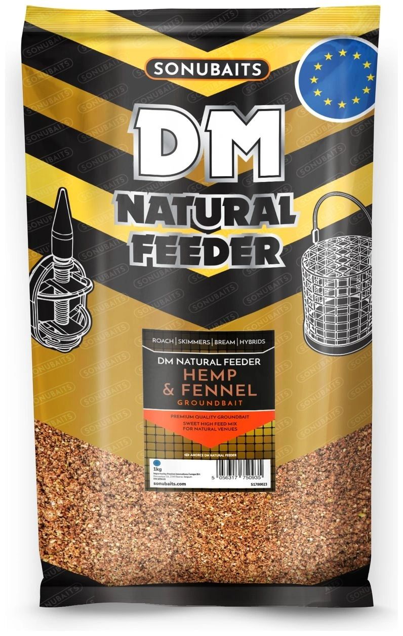 Sonubaits DM Natural Feeder Hemp & Fennel 1kg