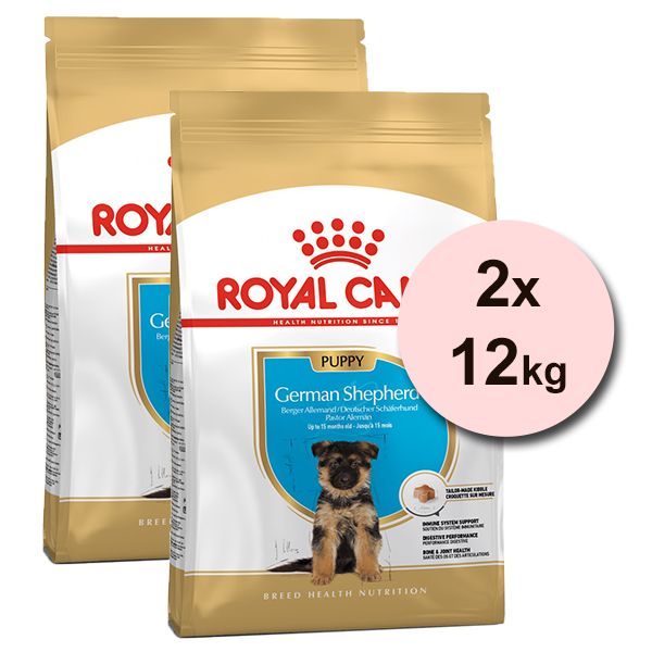 ROYAL CANIN German Shepherd Puppy suho krmivo za štene njemačkog ovčara 2 x 12 kg