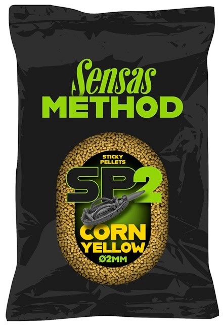 Sensas Method Sticky Pellets 2mm/650g Corn