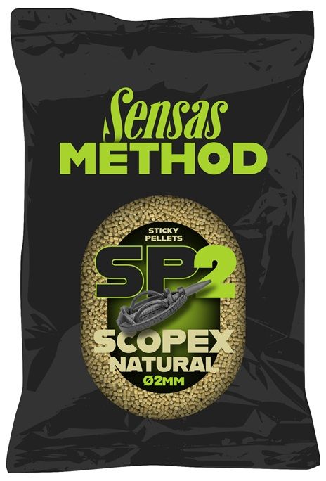 Sensas Method Sticky Pellets 2mm/650g Scopex