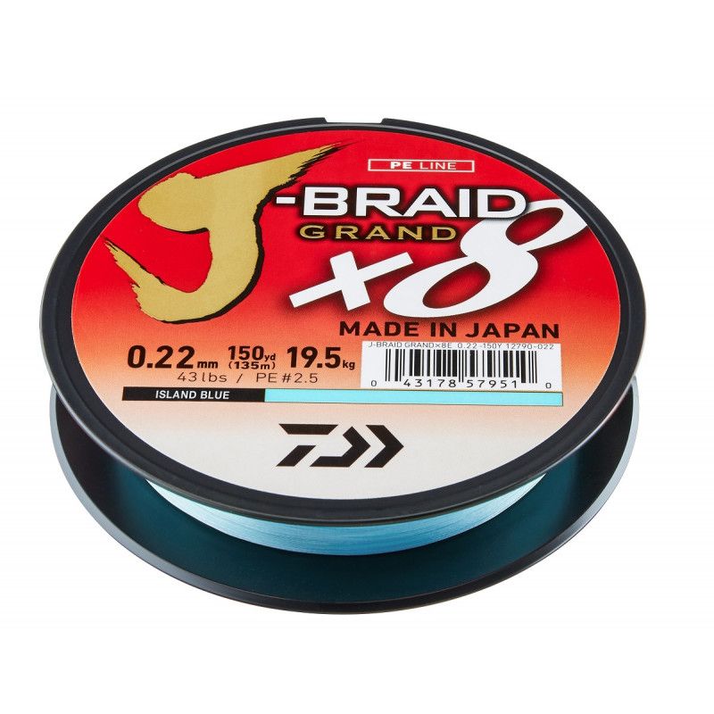 Daiwa J-Braid GRAND X8 0,06mm-135m plava