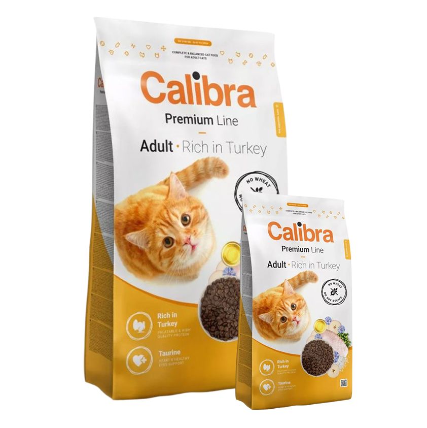 Calibra Cat Premium Line Adult Turkey 10 kg + 2 kg BESPLATNO