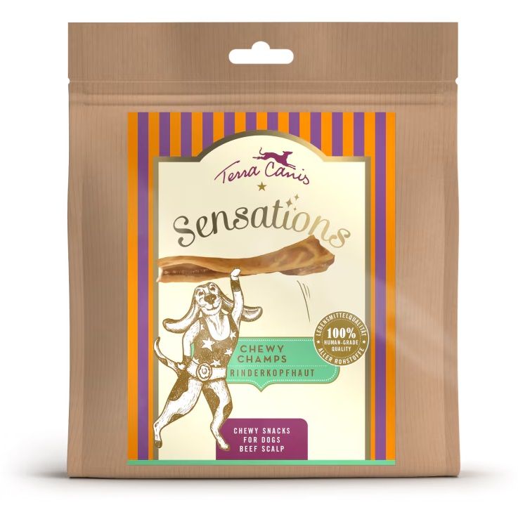 Terra Canis Sensations Chewy Champs Beef scalp 200 g