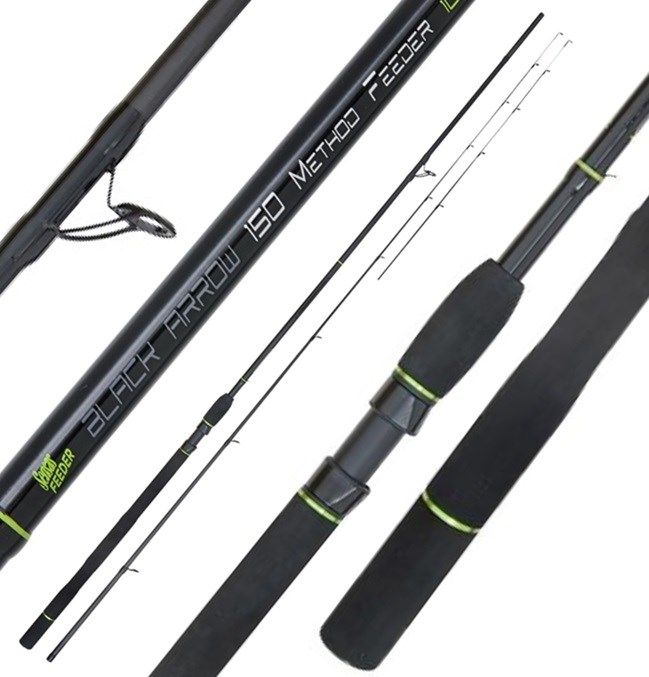 SENSAS Black Arrow Method Feeder 150 12ft 3.6m/70g/3