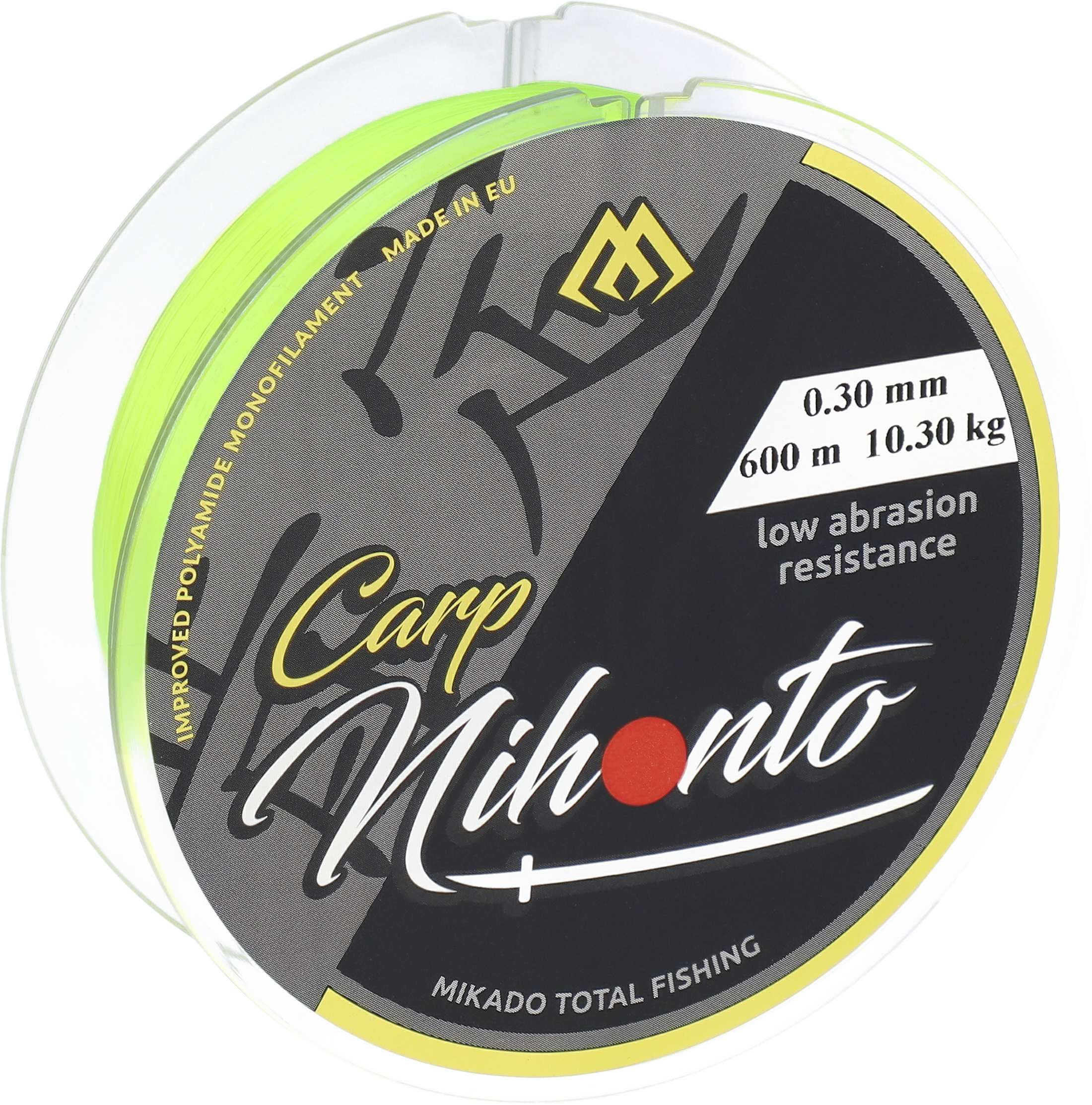 Mikado NIHONTO CARP 0.35mm/12.20kg/300m - FLUO YELLOW