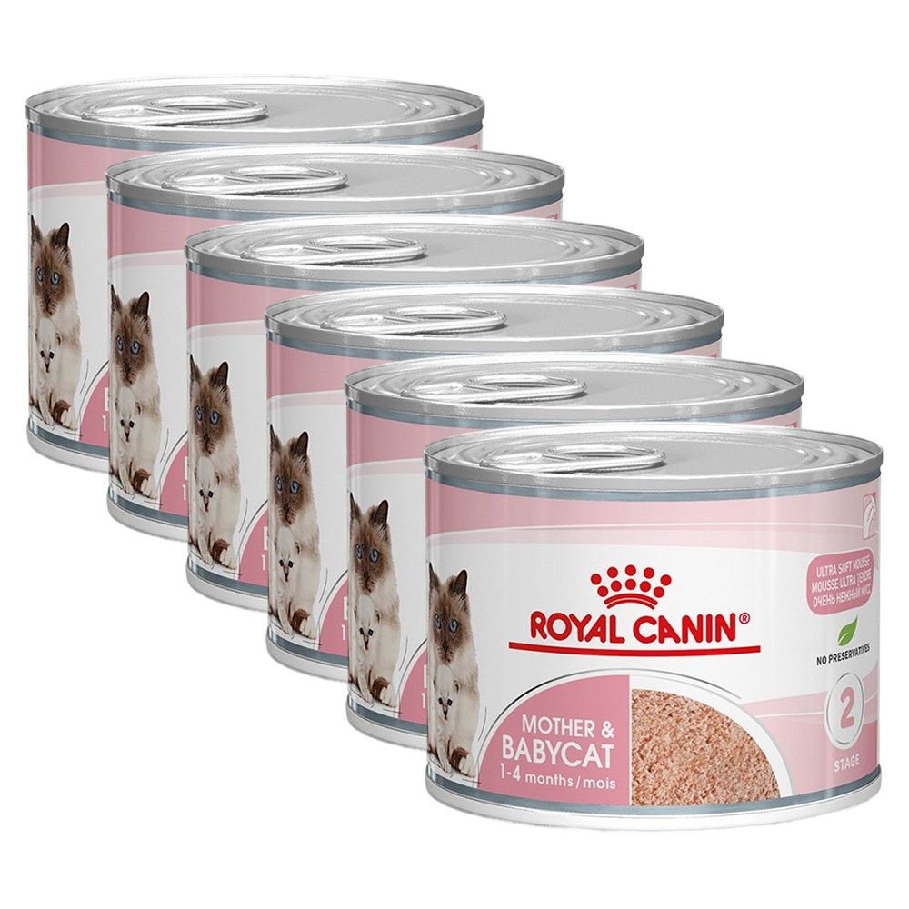 Royal Canin Mother & Babycat Instinctive pašteta za doječe mačke i mačiće 6 x 195 g