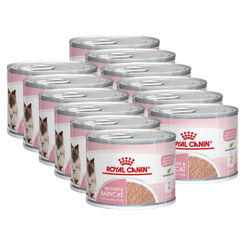 Royal Canin Mother & Babycat Instinctive pašteta za doječe mačke i mačiće 12 x 195 g