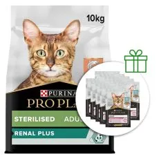 PRO PLAN CAT STERILISED RENAL PLUS Salmon 10 kg + 10 vrećica BESPLATNO