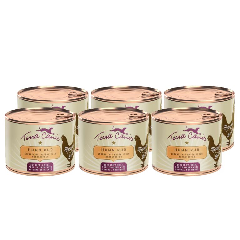Terra Canis Butcher´s best Chicken pure 6 x 200 g