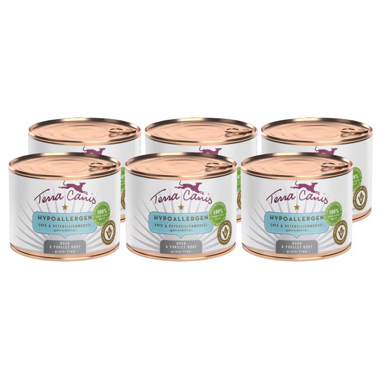 Terra Canis Hypoallergenic Duck & parsley root 6 x 200 g