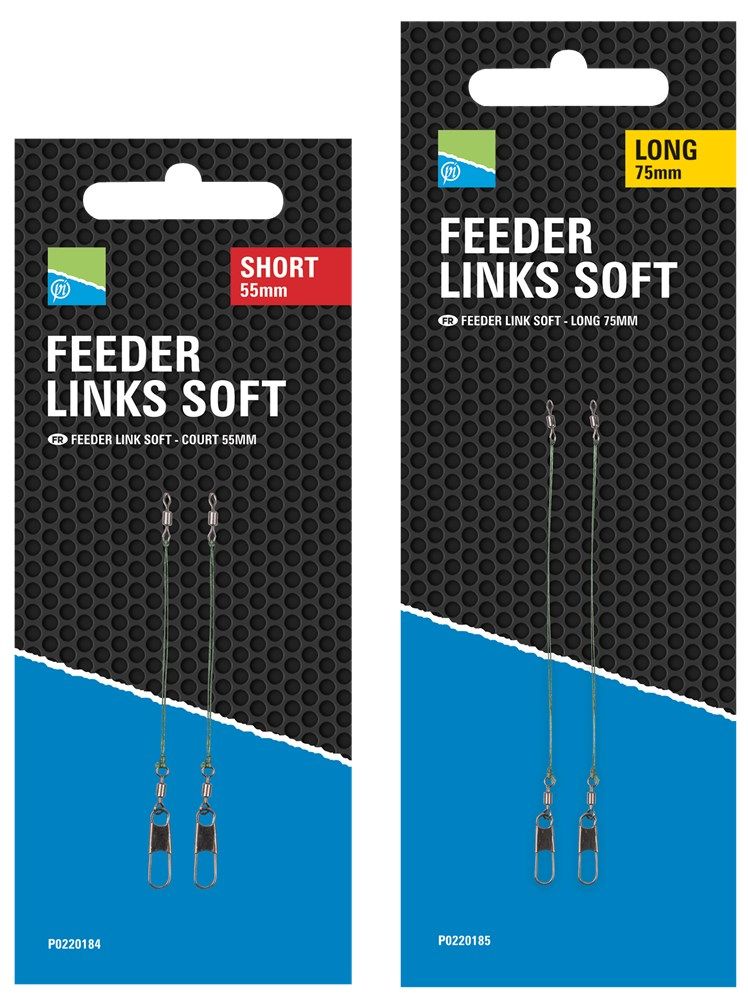Preston Feeder Links Soft 2x Short 55mm
