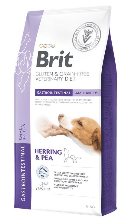 Brit Veterinary Diets GF dog Gastrointestinal small breeds 6 kg