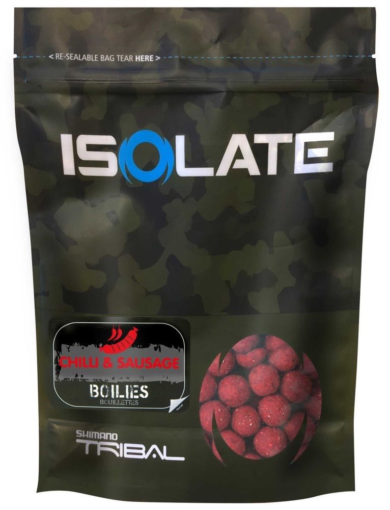 Shimano Isolate Boillie Chilli Sausage 24mm - 1kg