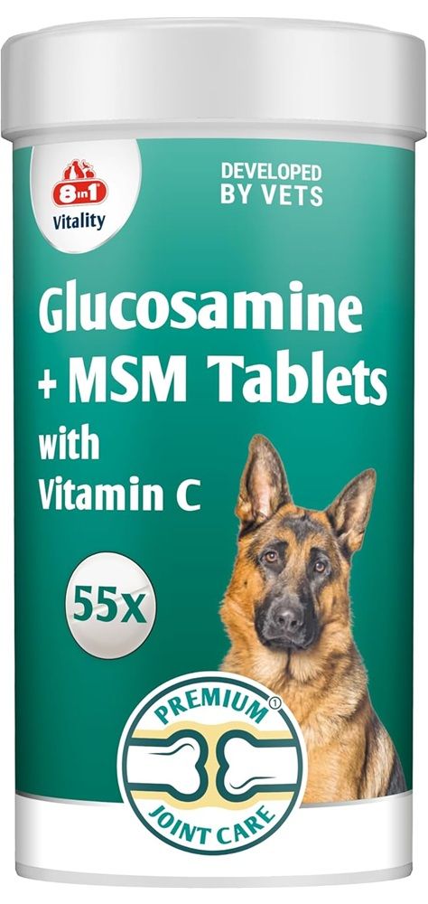 8in1 Vitality Glucosamine + MSM Tablets, 55 tbl