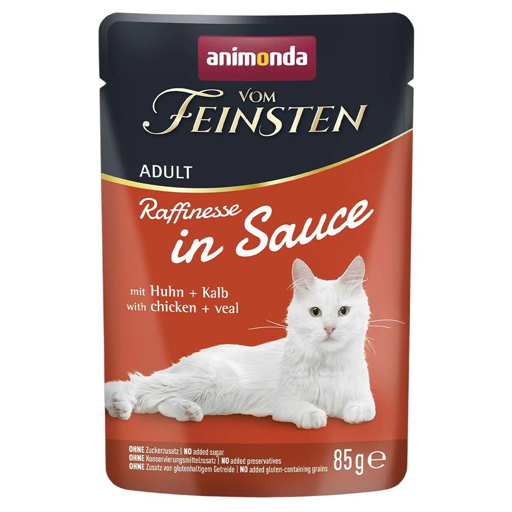 Animonda Vom Feinsten Raffinesse In Sauce piletina & teleće meso u umaku 85 g