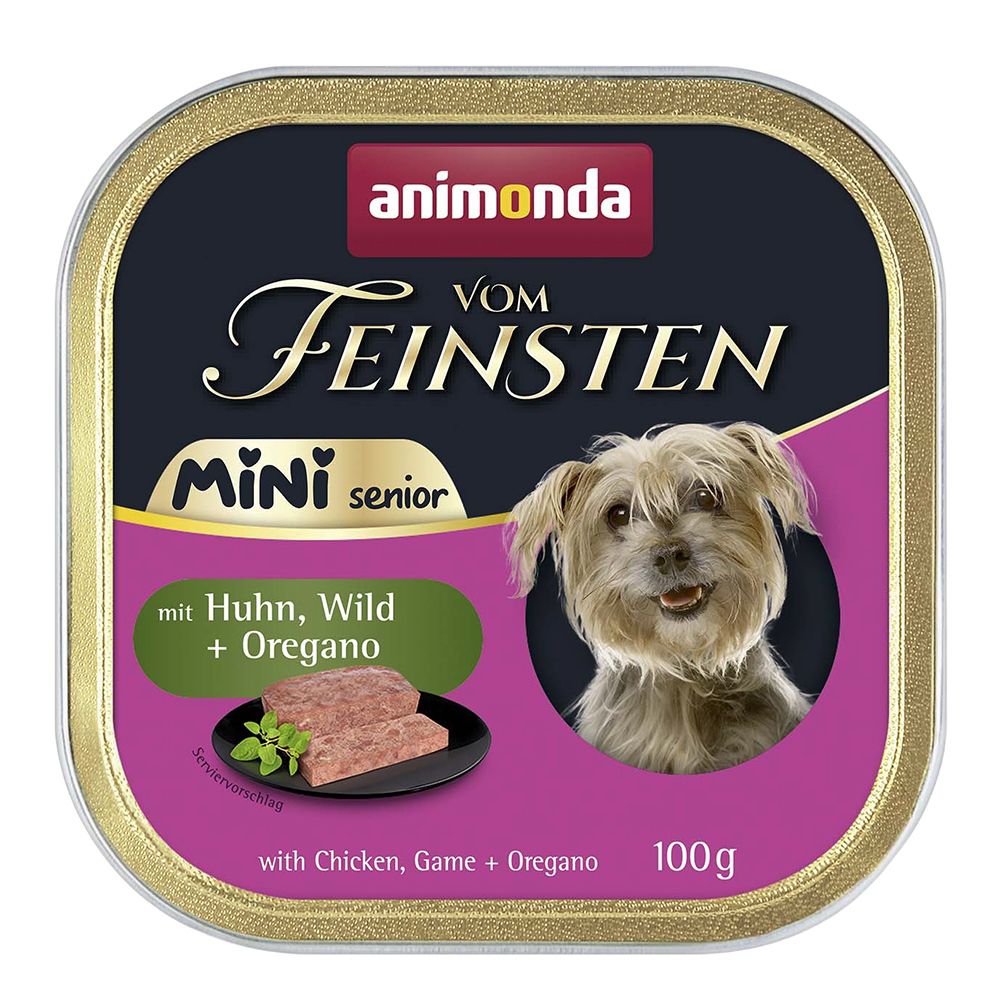 Animonda Vom Feinsten Senior Mini - piletina, divljačina i origano 100 g