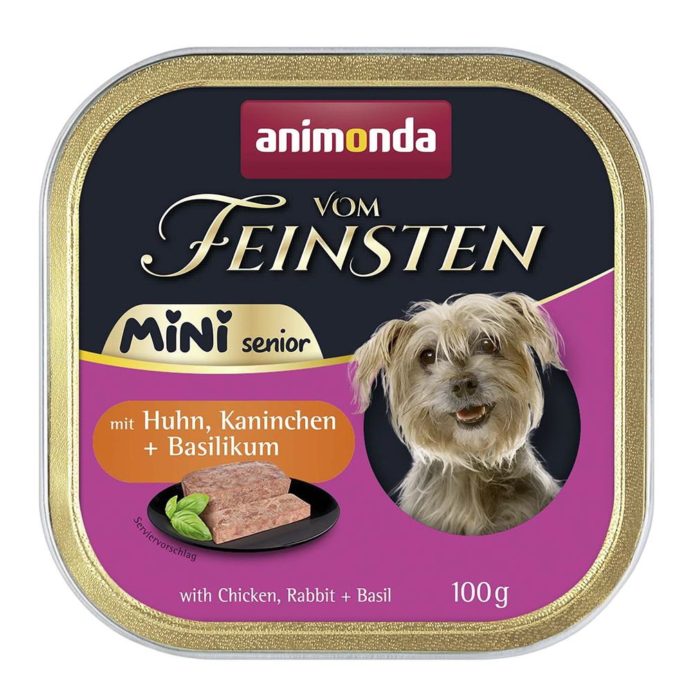 Animonda Vom Feinsten Senior Mini - piletina, zec i bosiljak 100 g