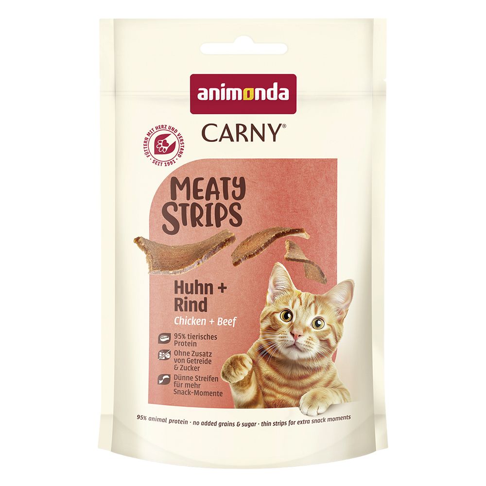 Animonda Carny Meaty Strips Chicken & Beef 50 g